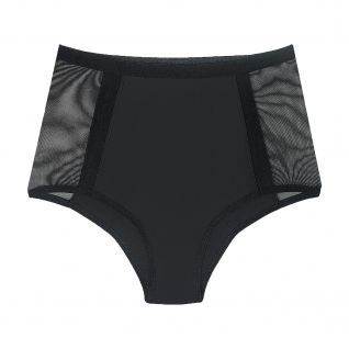 Braga  Menstrual HI WAIST Flujo Abundante L Negro